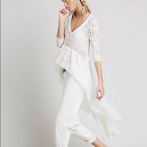 Free People X Emperor lace maxi top